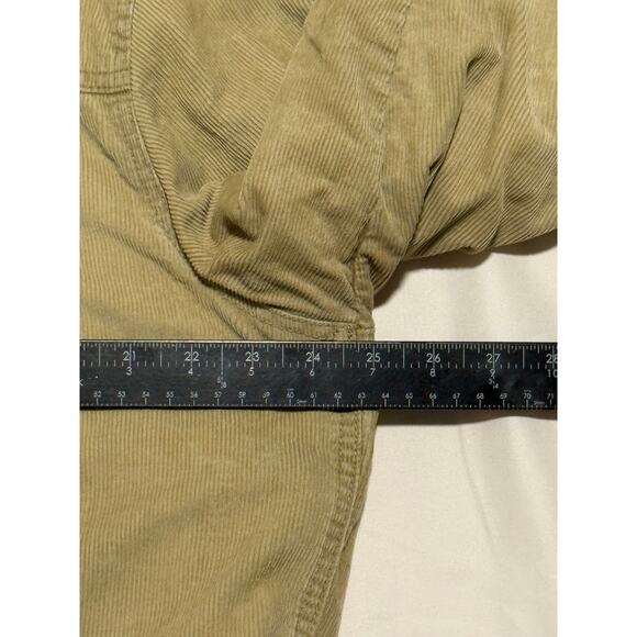 Gap Jacket Men’s Large Sherpa Lined Vintage Y2K 90s Tan Corduroy Trucker - Picture 6 of 9